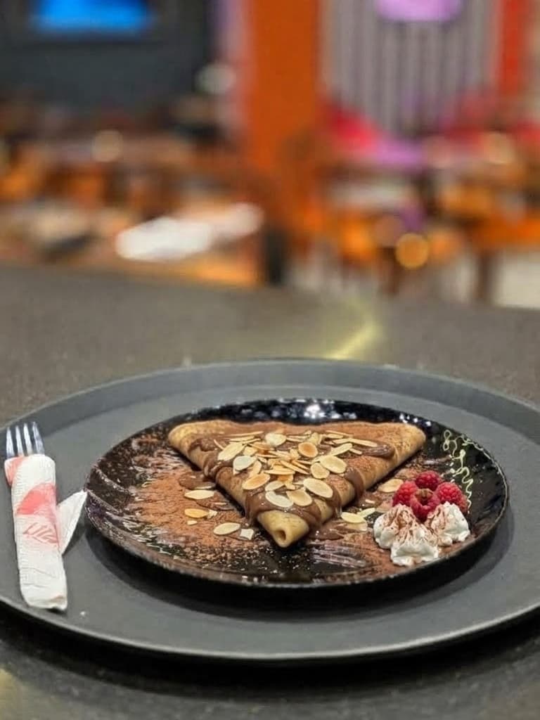 Chocolate Almond Crêpe